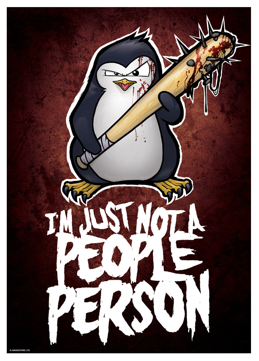 Psycho Penguin People Person Mini Poster