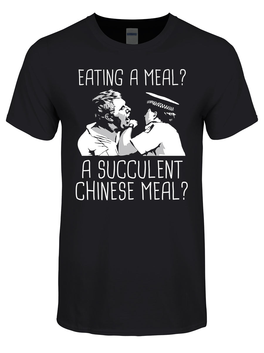 a succulent chinese meal Eating A Meal A Succulent Chinese Meal Men's Black T-Shirt