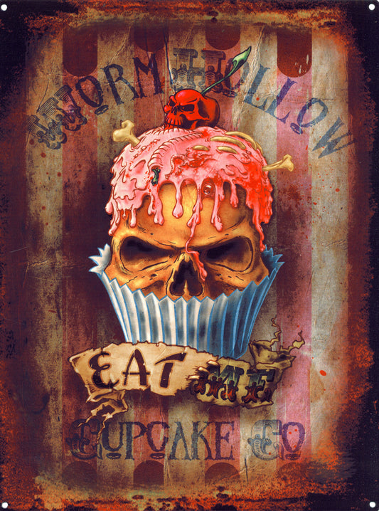 Eat Me Cupcake Tin Sign