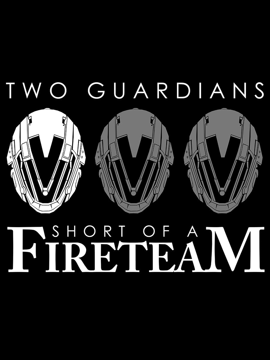 Two Guardians Men's Black T-Shirt