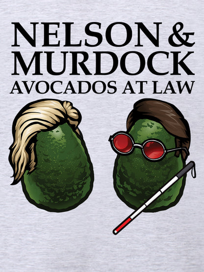 Nelson & Murdock Avocados At Law Men's Grey T-Shirt