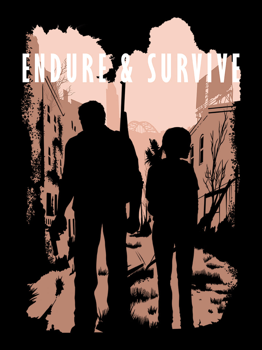 Endure & Survive Men's Black T-Shirt