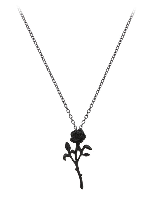 Alchemy The Romance Of The Black Rose Pendant