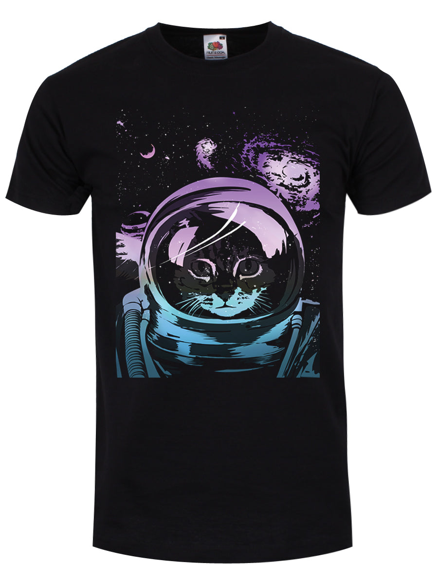 Unorthodox Collective Space Kitten Men's Black T-Shirt