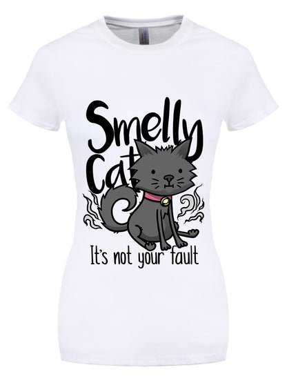 Smelly Cat Ladies White T-Shirt