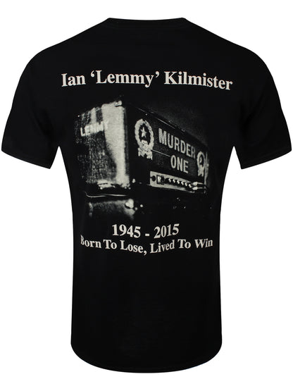 Lemmy Lived To Win Men's Black T-Shirt