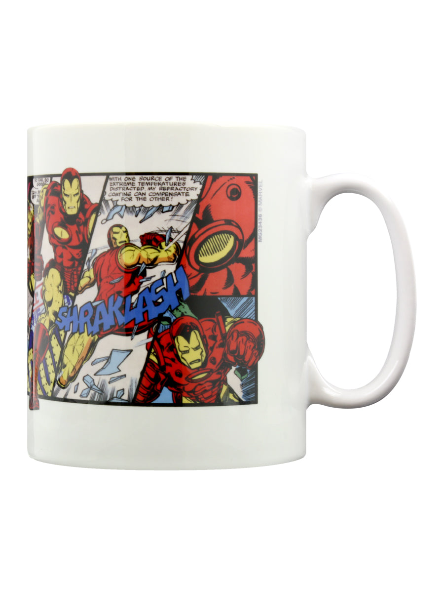 Marvel Retro Iron Man Panels Mug