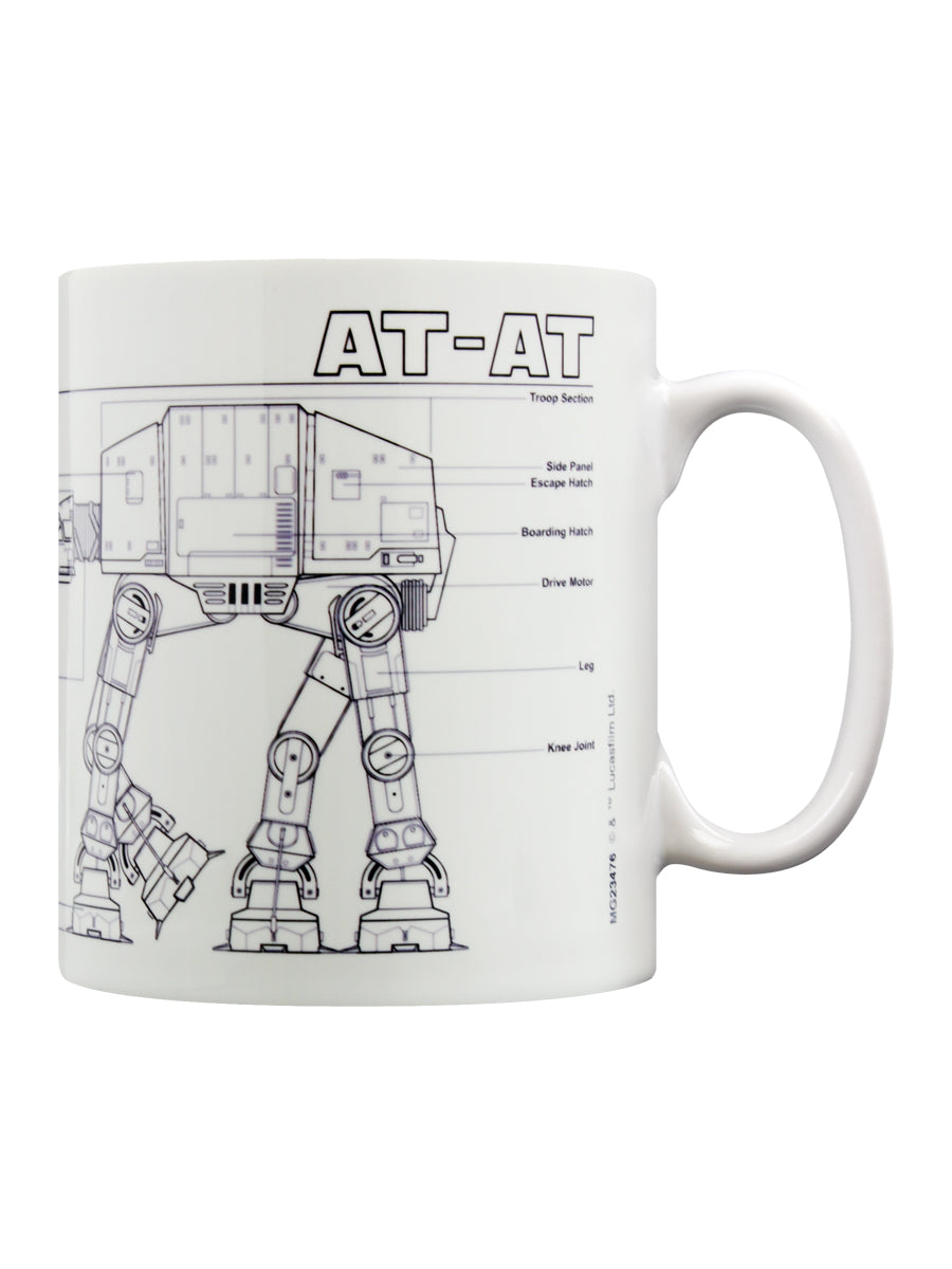 Star Wars AT-AT Sketch Mug