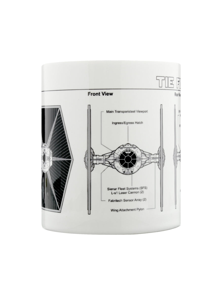 Star Wars Tie Fighter Sketch Mug