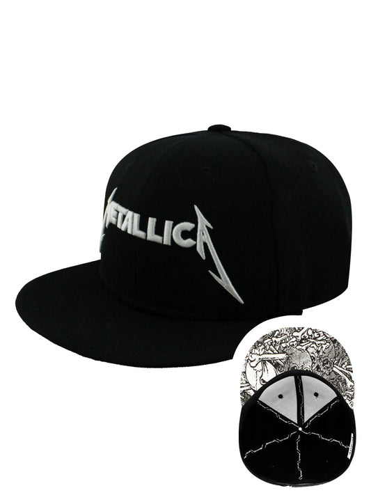 Metallica Damage INC Black Snap Back Cap