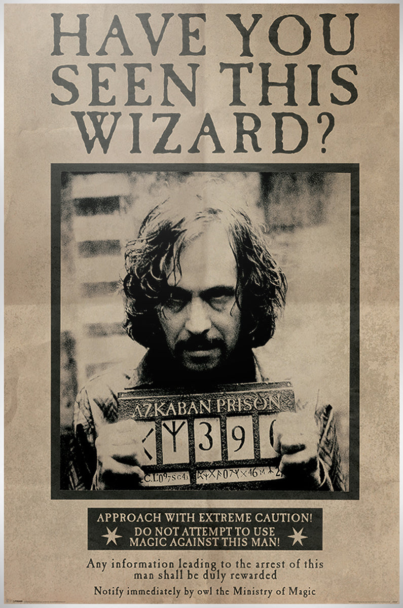 Harry Potter Sirius Black Wanted Poster