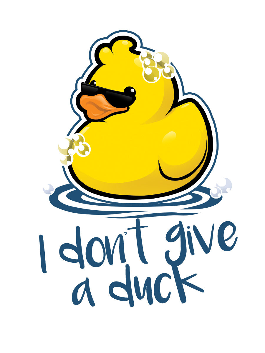 I Don't Give A Duck Latte Mug