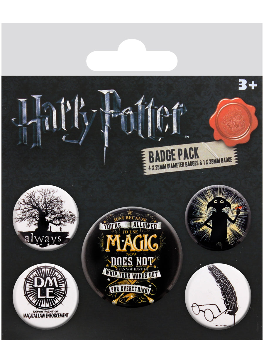 Harry Potter Symbols Badge Pack