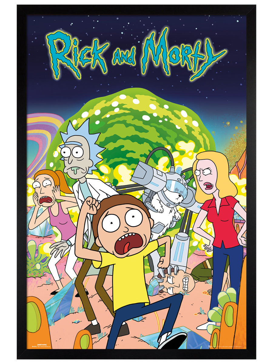 Rick and Morty Group Poster