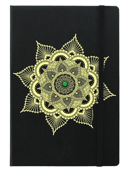 Emerald Mandala A5 Hard Cover Notebook