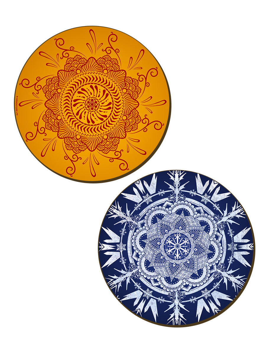 Mystical Mandalas 4 Piece Coaster Set