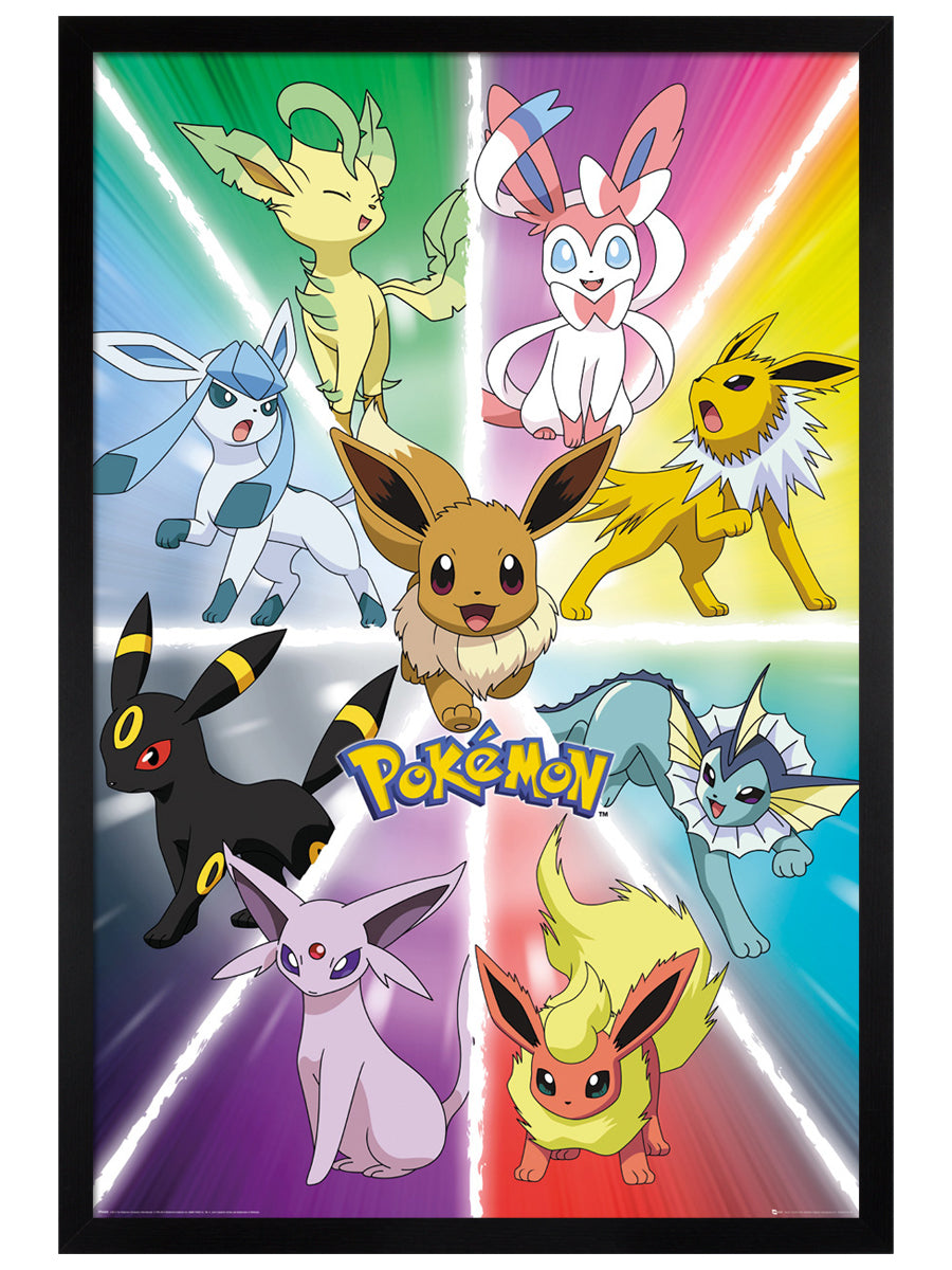 Pokemon Eevee Evolution Poster