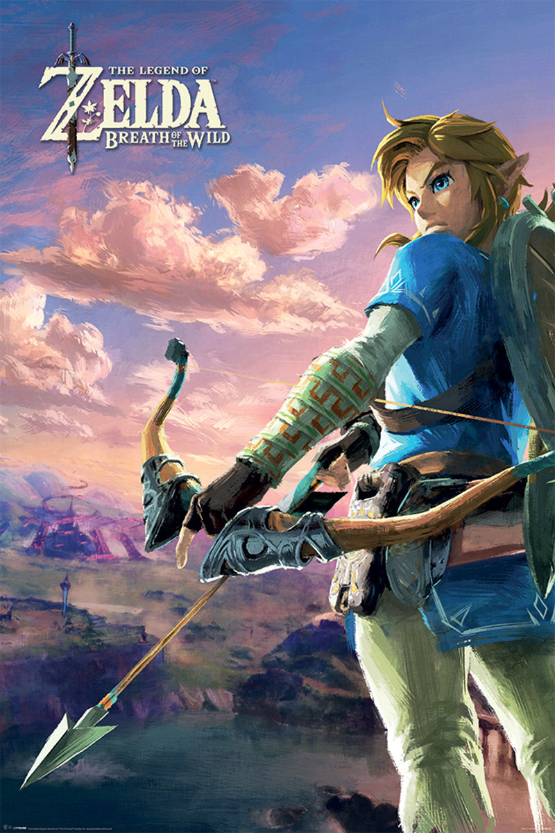 Zelda Breath of the Wild Hyrule Landscape Maxi Poster