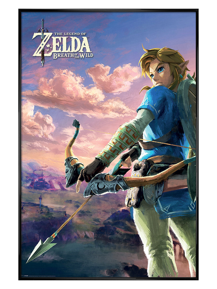 Zelda Breath of the Wild Hyrule Landscape Maxi Poster