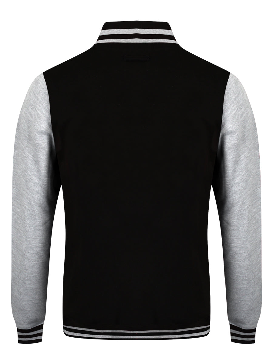 Black & Heather Grey Varsity Jacket