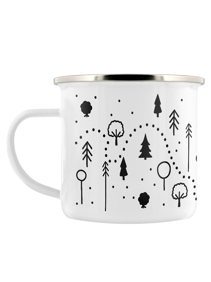 Forest Trail Enamel Mug