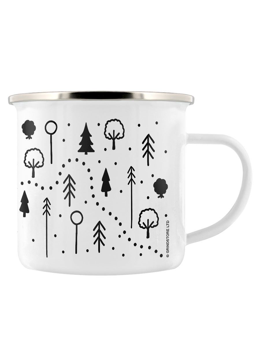 Forest Trail Enamel Mug