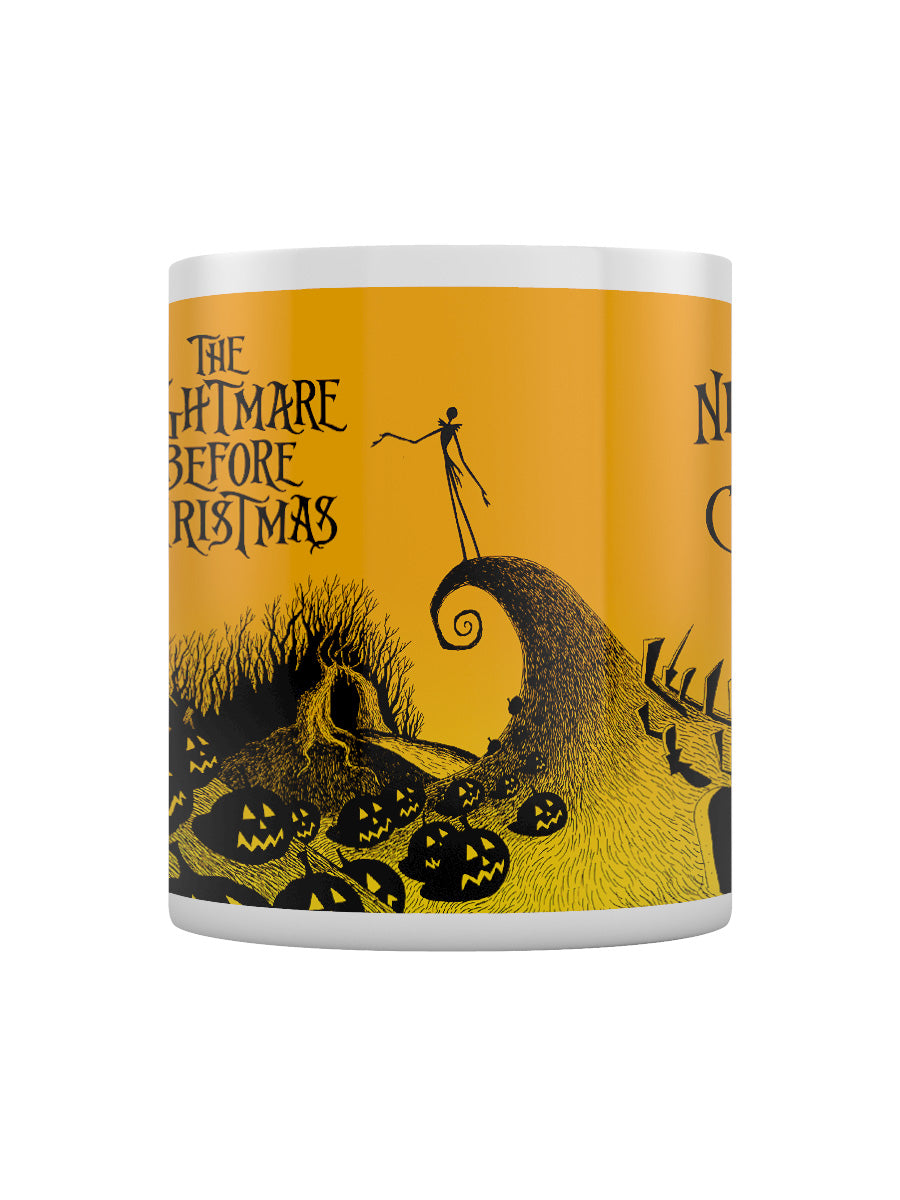 Nightmare Before Christmas Graveyard Scene Mug