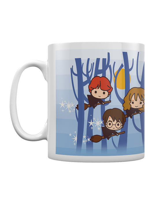 Harry Potter Kawaii Harry Ron Hermione Flying Mug