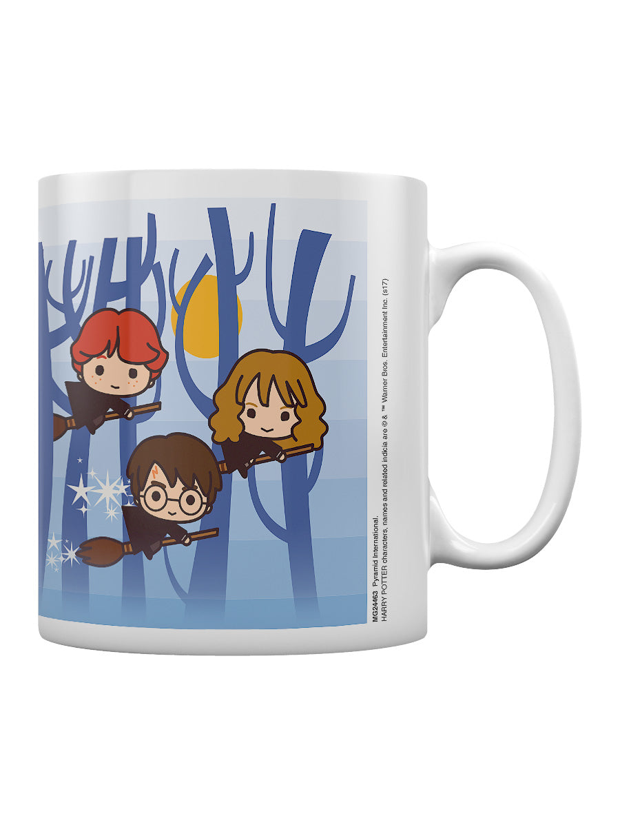 Harry Potter Kawaii Harry Ron Hermione Flying Mug