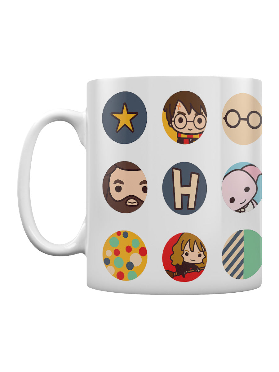 Harry Potter Kawaii Circles Mug