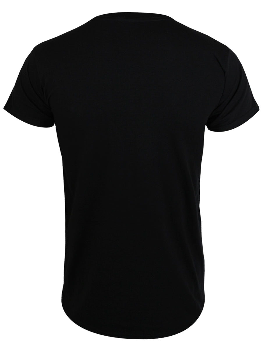 Rainbow UFO Men's Black T-Shirt