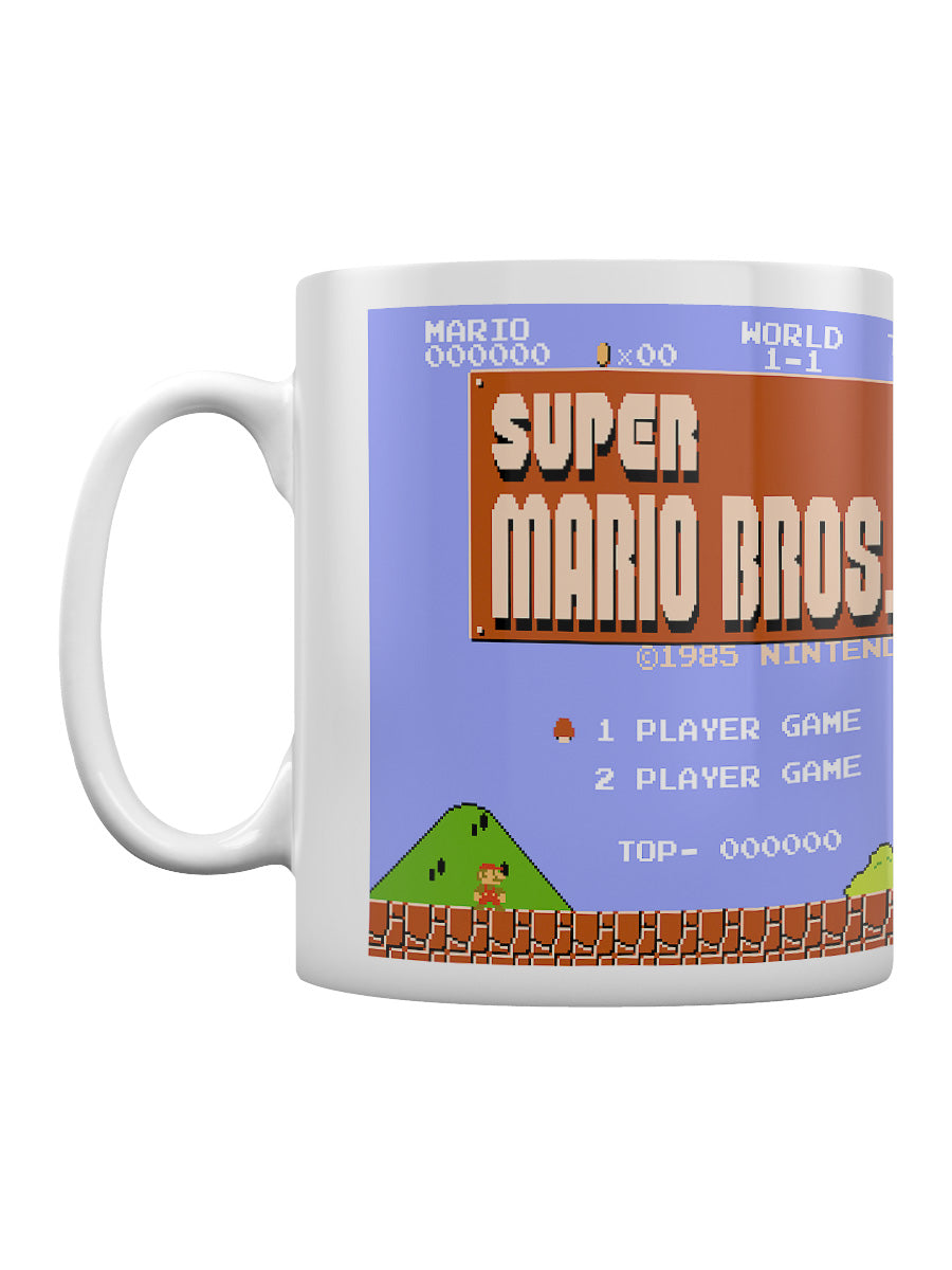 Super Mario Retro Title Mug