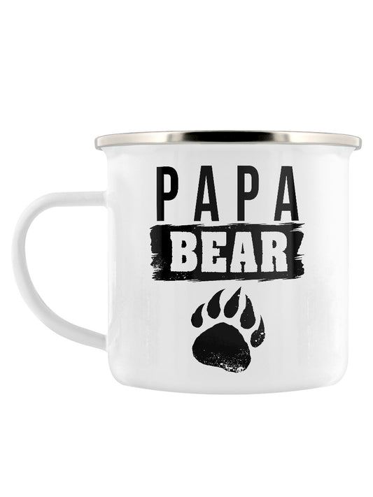 Papa Bear Enamel Mug