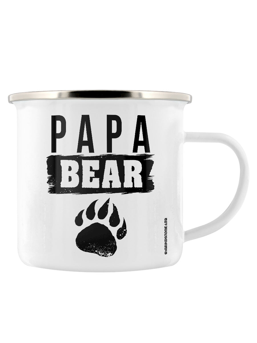 Papa Bear Enamel Mug