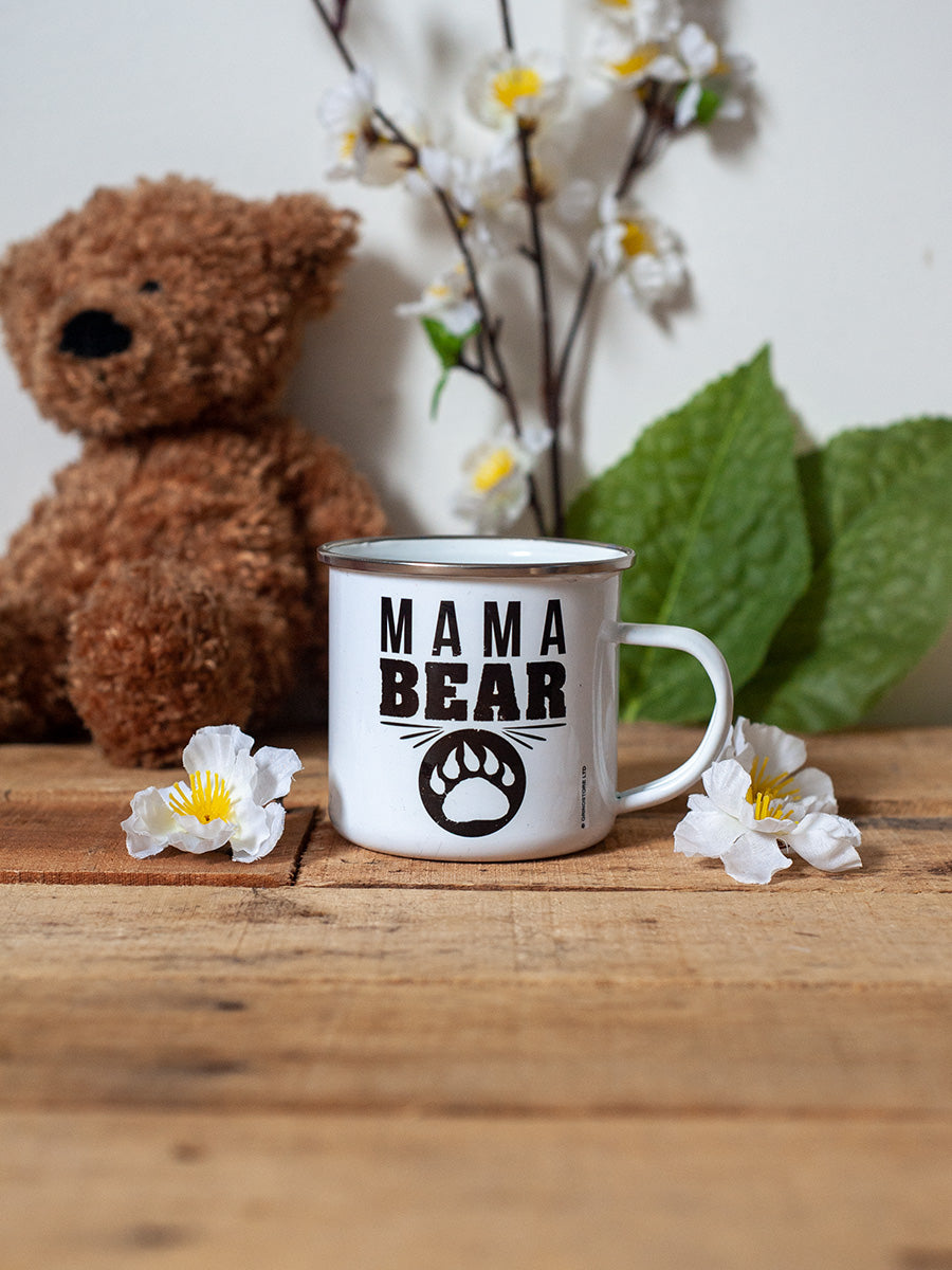 Mama Bear Enamel Mug