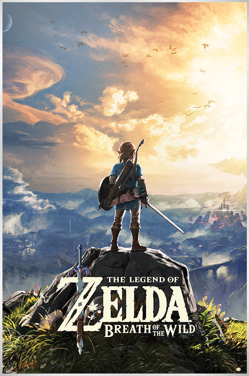 The Legend Of Zelda: Breath Of The Wild Sunset Poster