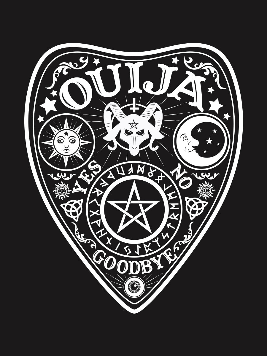 Mystic Ouija Ladies Black Floaty Tank