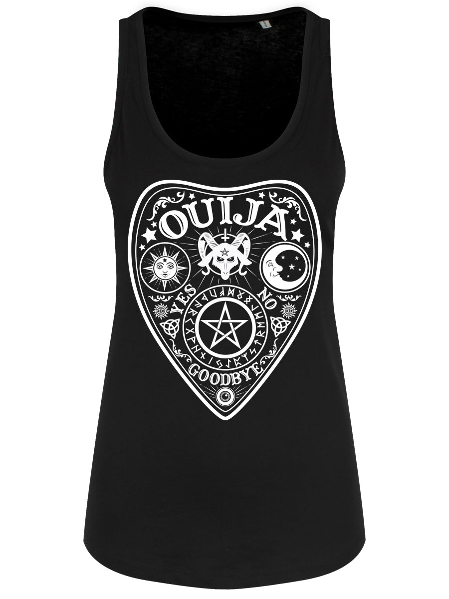 Mystic Ouija Ladies Black Floaty Tank