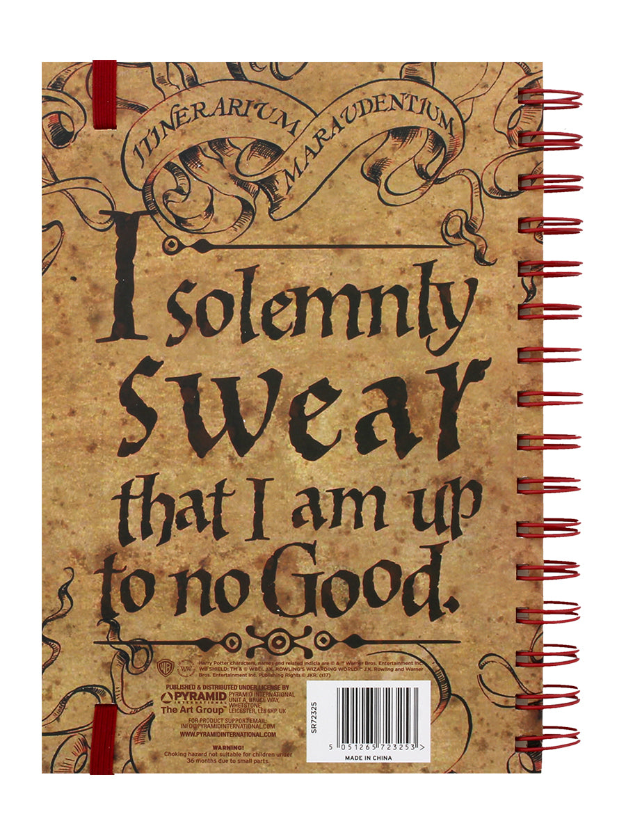 Harry Potter The Marauders Map A5 Notebook