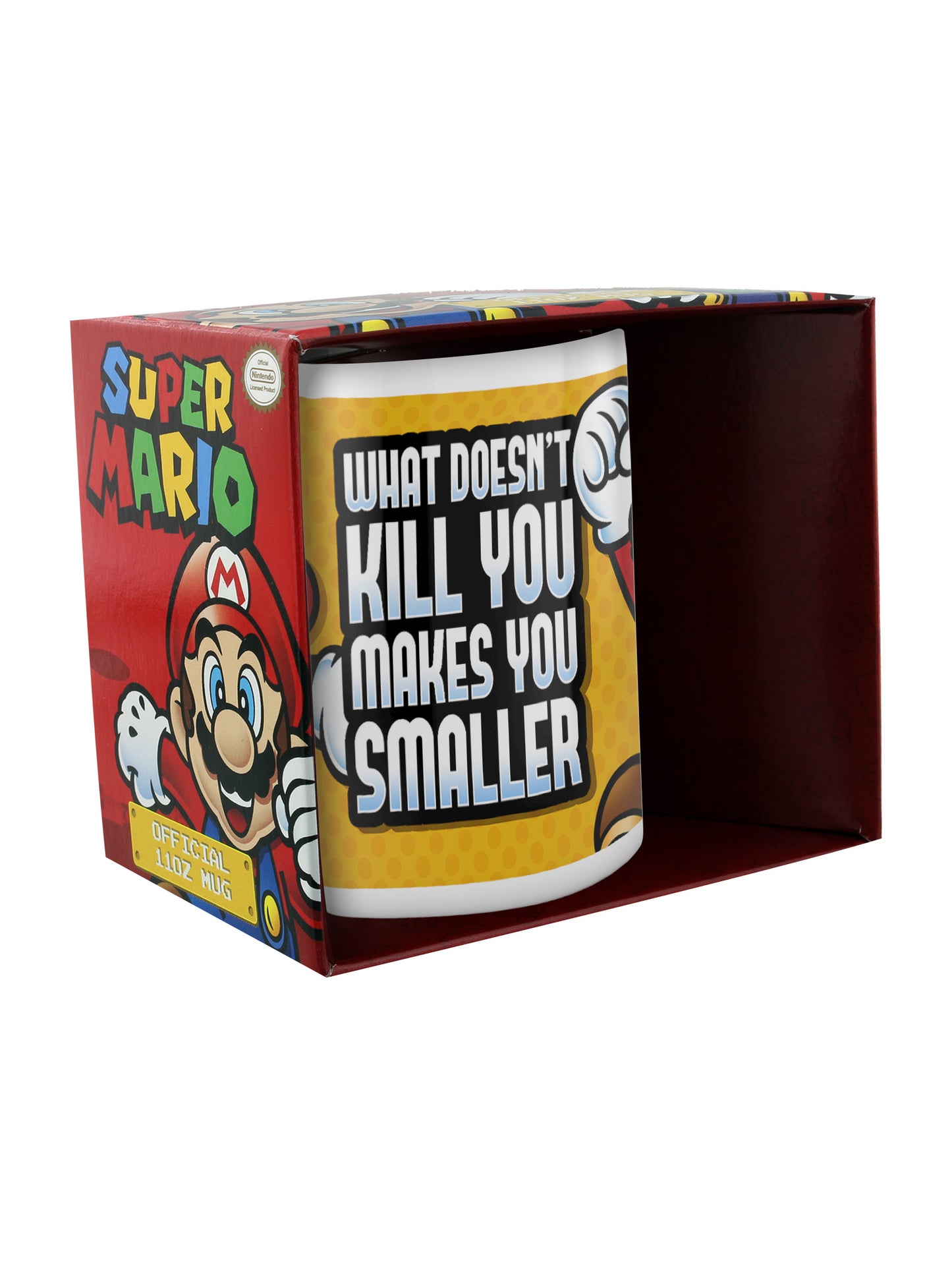 Super Mario Makes You Smaller Boxed Mug