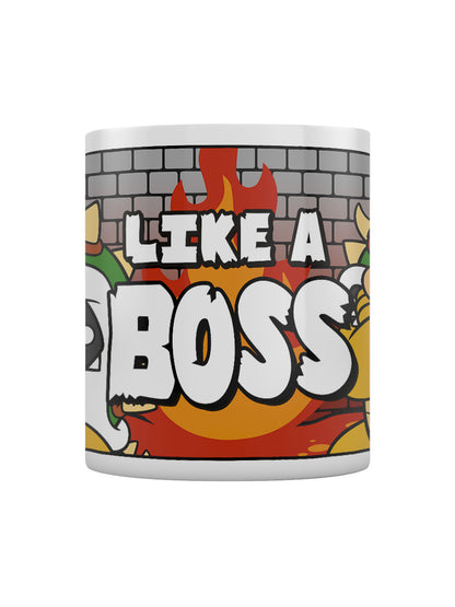 Super Mario Like A Boss Boxed Mug