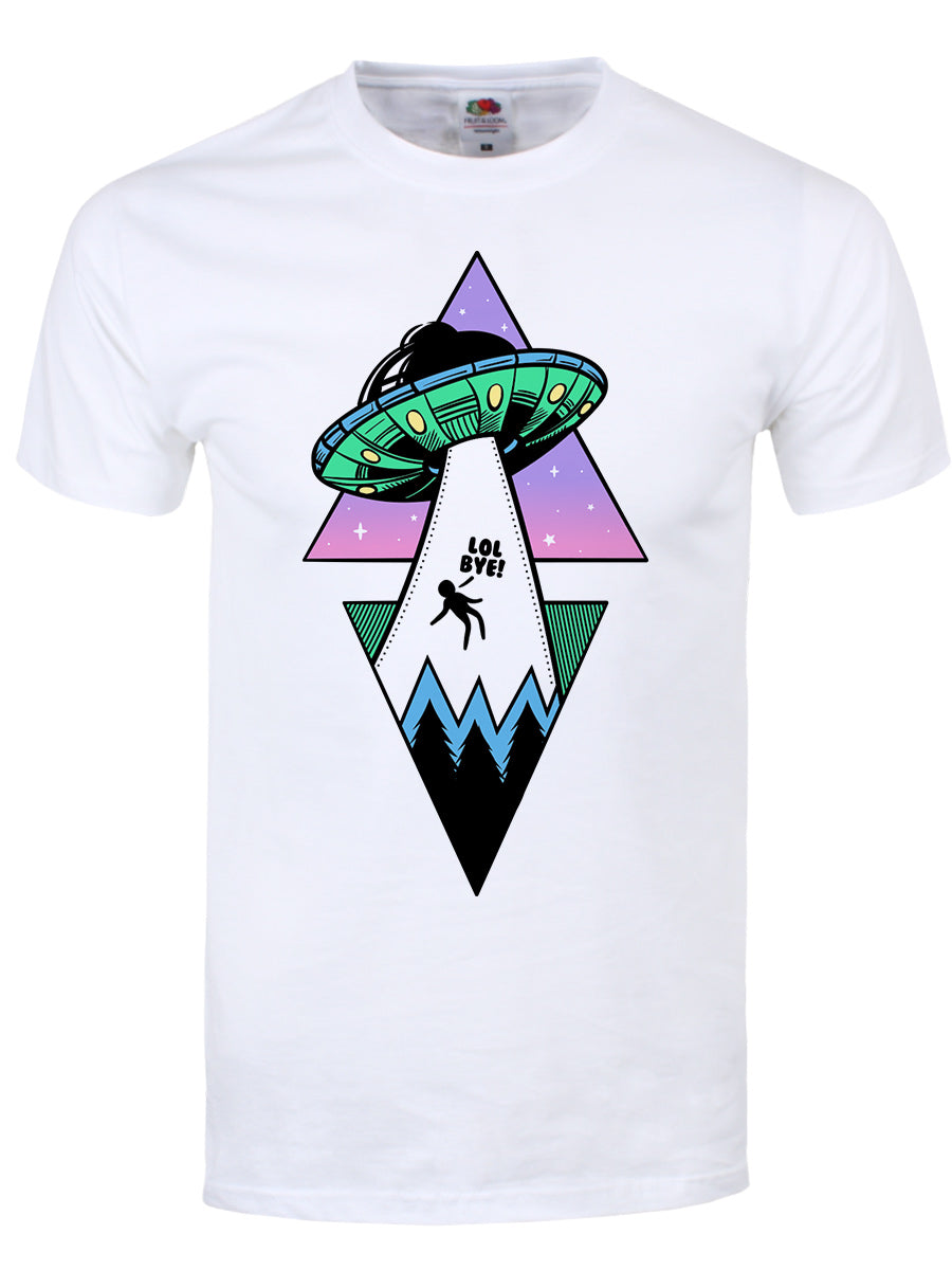 Alien Abduction Men's White T-Shirt - Main Image