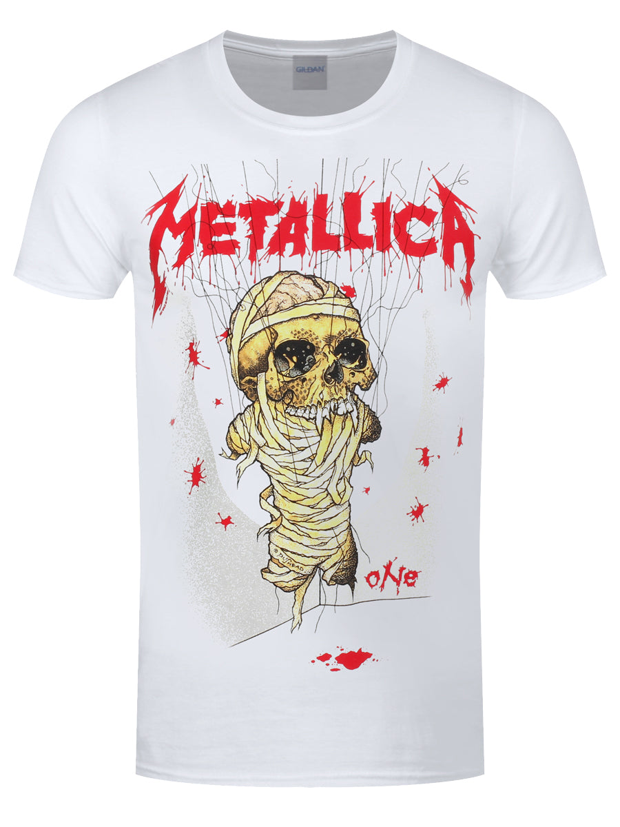 Metallica One Landmine Men's White T-Shirt