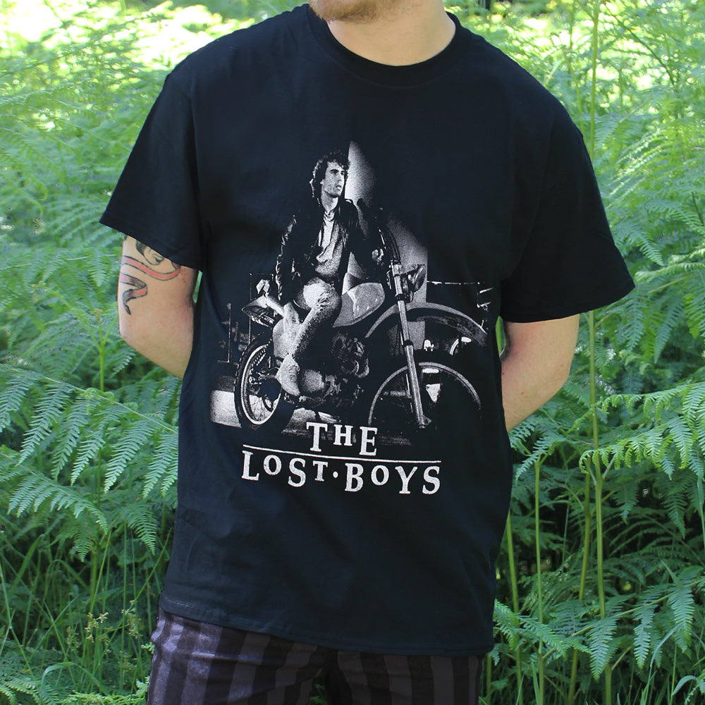 Lost Boys Michael On Bike Men's Black T-Shirt