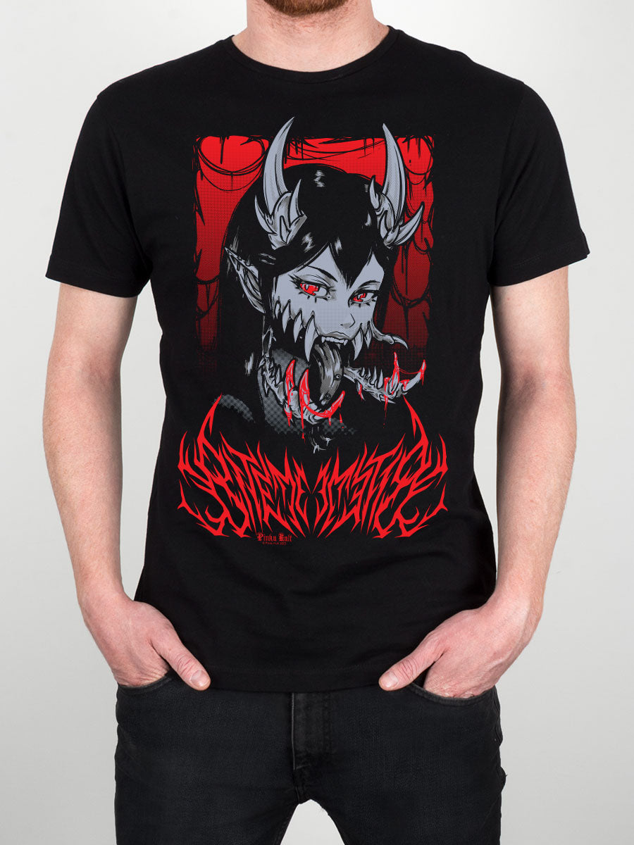 Pinku Kult Bite Men's Black T-Shirt