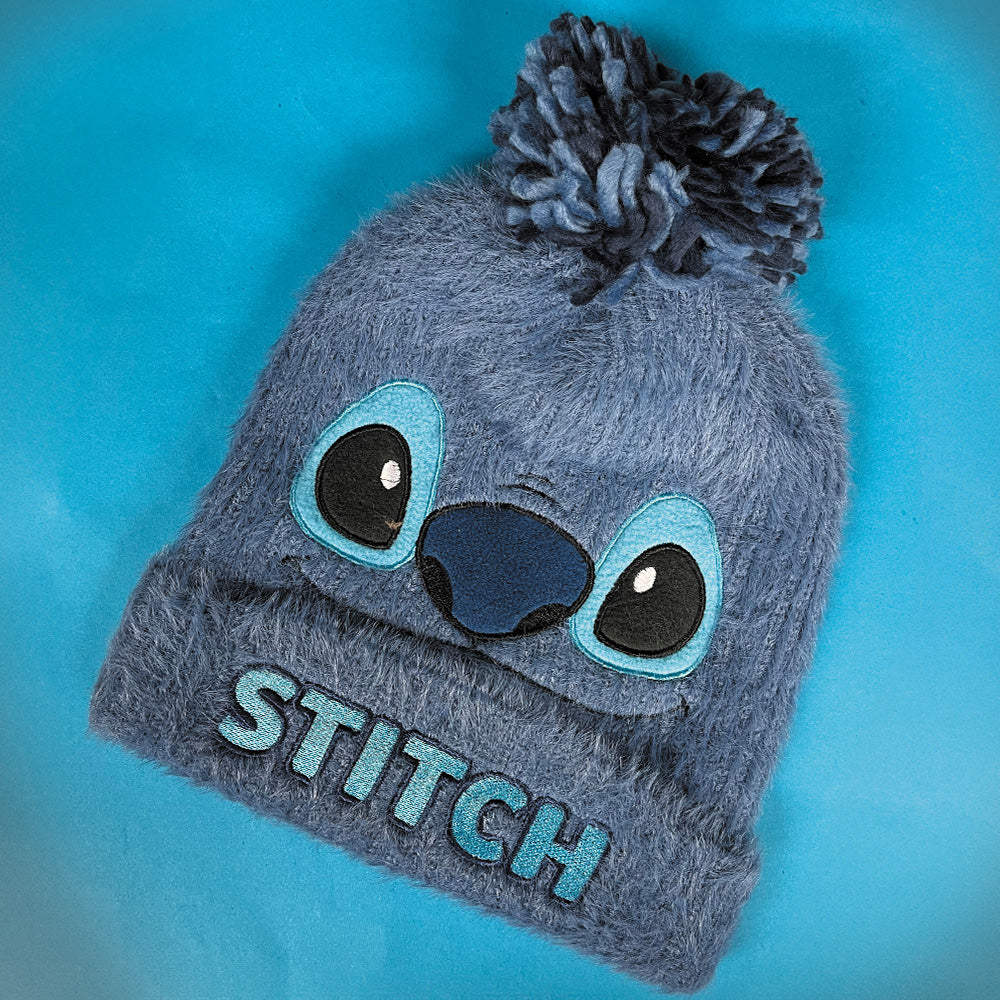 Lilo and Stitch Fluffy Pom Beanie