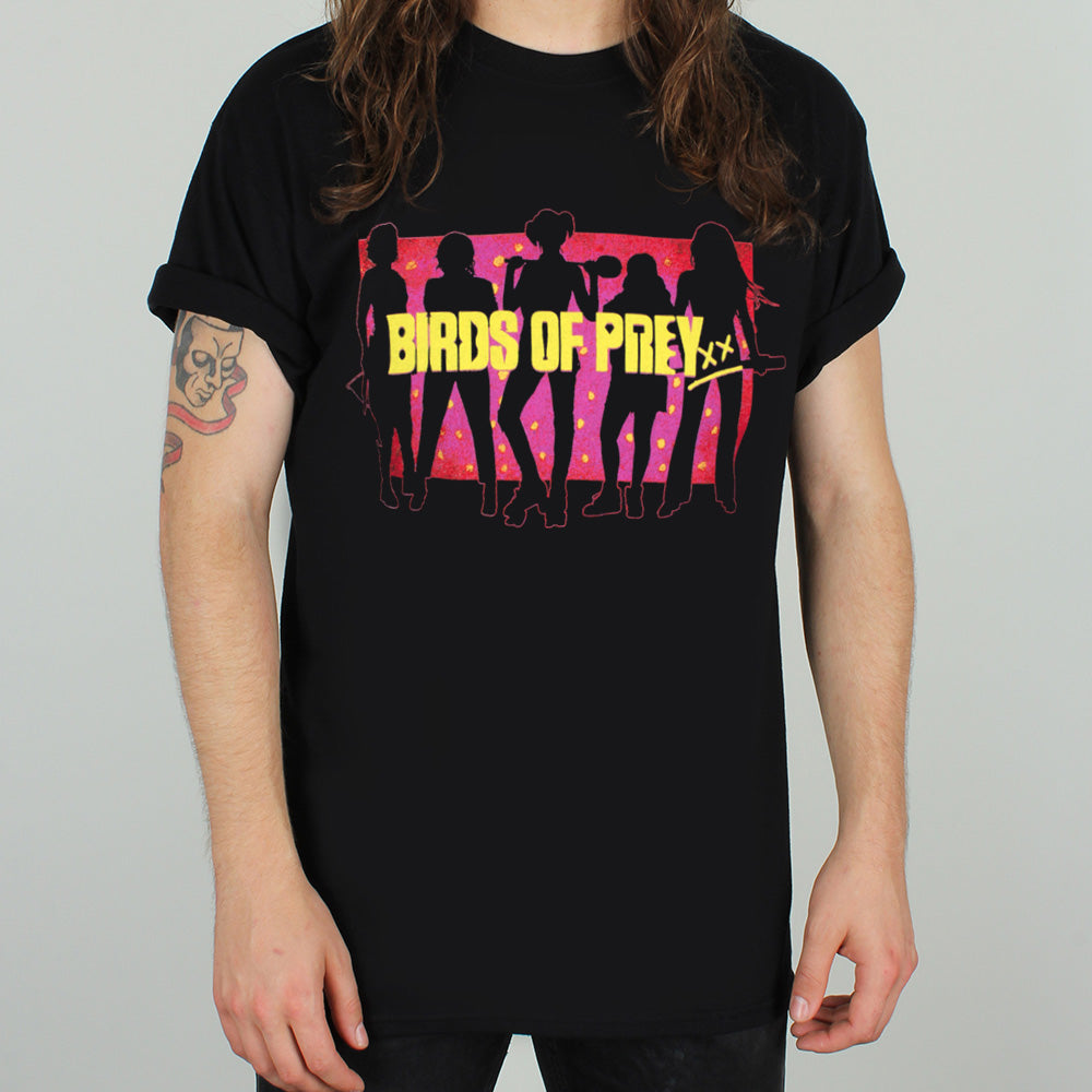 Birds Of Prey Silhouette Men's Black T-Shirt