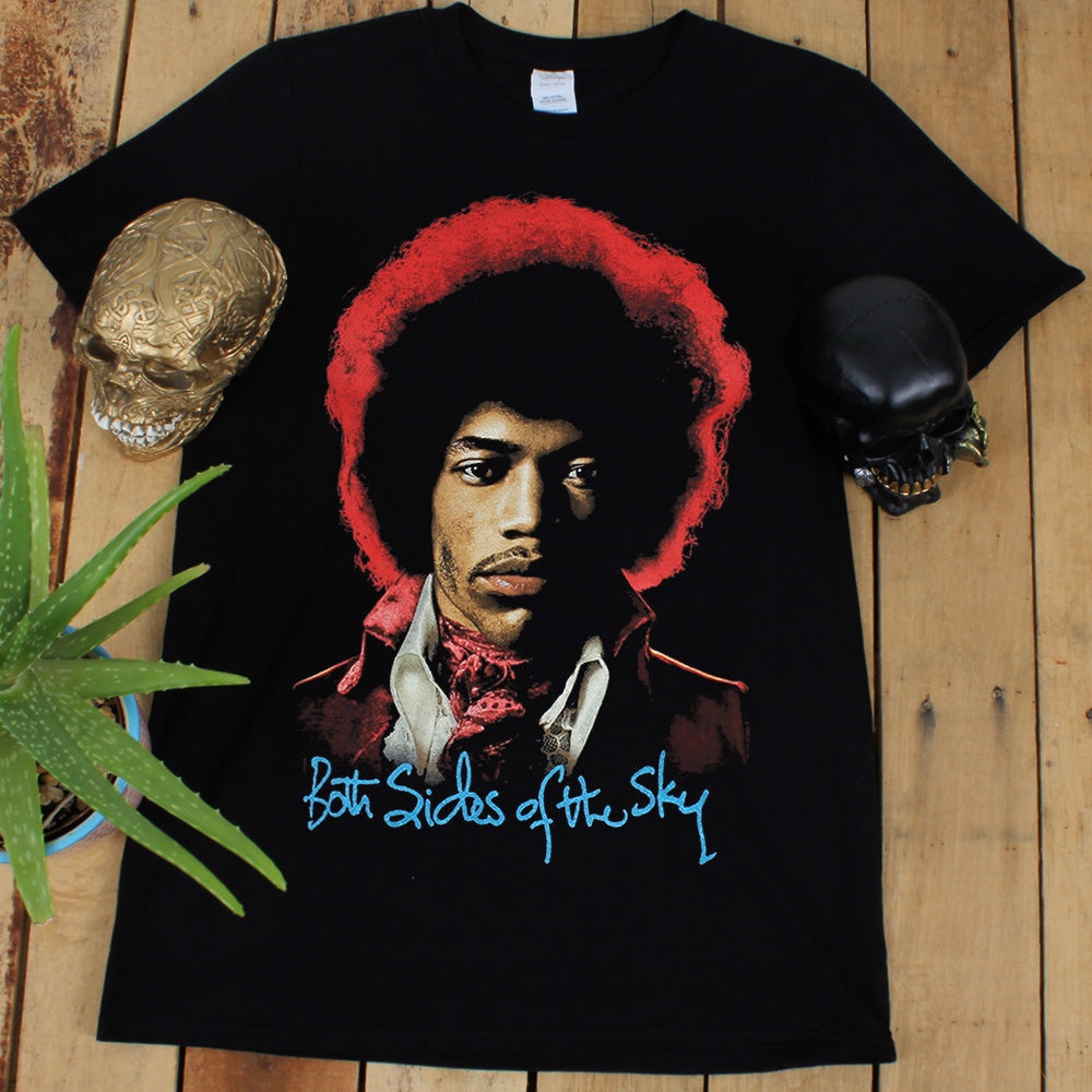 Jimi Hendrix Both Sides Of The Sky Men's Black T-Shirt