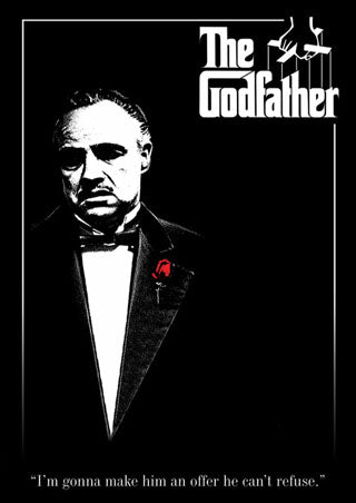 The Godfather Poster - Red Rose Maxi