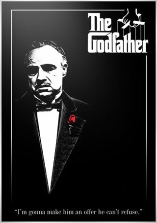 The Godfather Poster - Red Rose Maxi